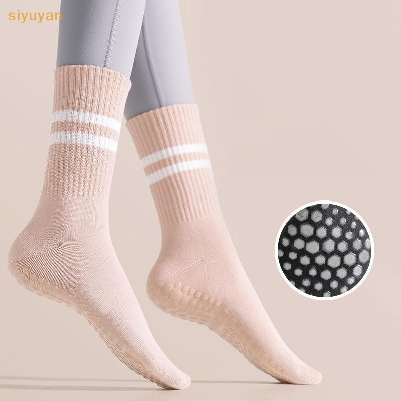 Siyuyan Silicone Chống Trơn Trượt Trong Nhà Thể Dục Pilates Tất Tập Yoga Thể Thao Nữ VN
