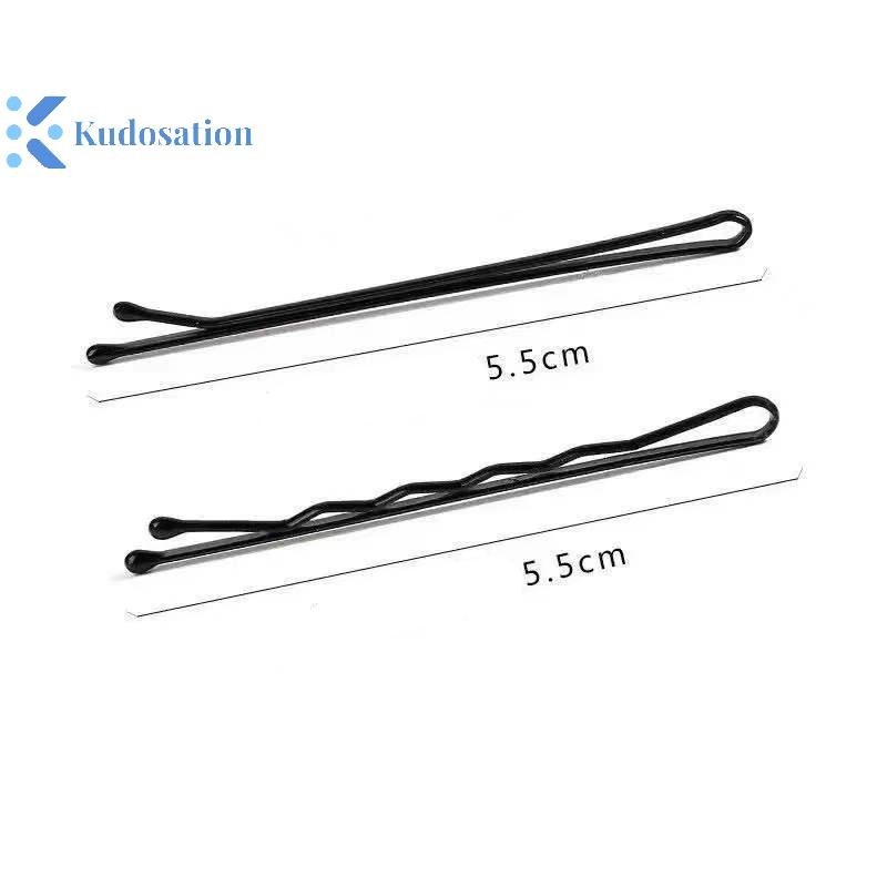 Kudosation 25 Chiếc 5.5cm Nữ Kẹp Tóc Xoăn Sóng Cầm Kiểu Tóc Kẹp Tóc Nữ Bobby Chân Tạo Kiểu Phụ Kiện Tóc