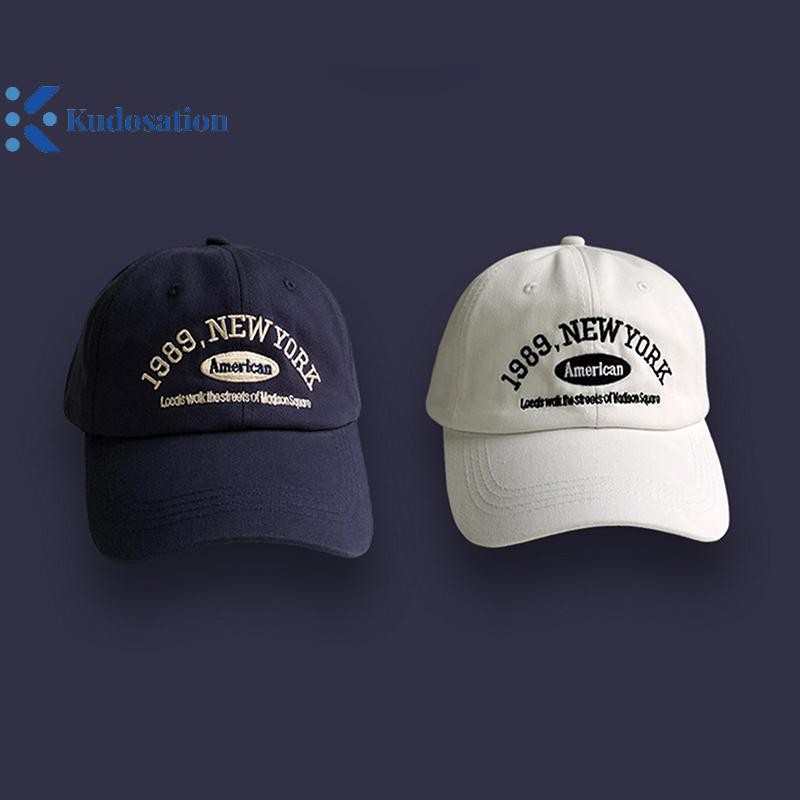 Kudosation Bóng Chày Có Thể Điều Chỉnh Cặp Đôi Nam Nữ Thời Trang Hip Hop Mũ Hàn Quốc Topi Unisex