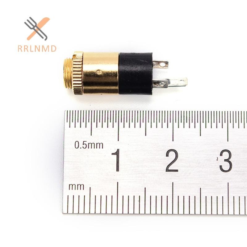 Rrlnmd 5 Chiếc PJ392 3.5 Mm Stereo Nữ Tất Jack 3.5 Âm Thanh Tai Nghe Kết Nối Vàng MỚI
