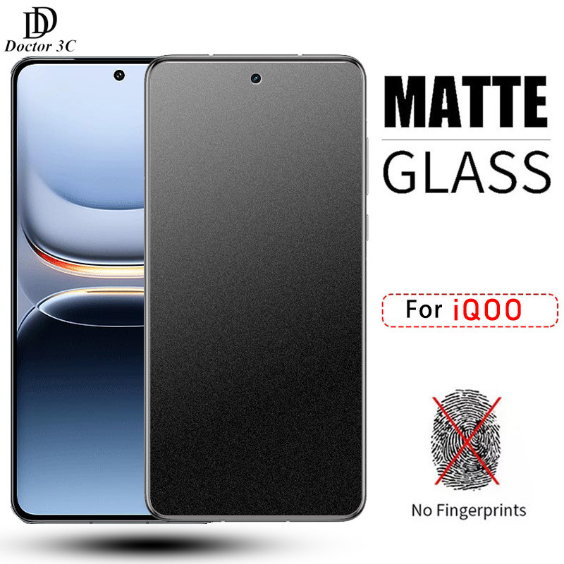 Kính cường lực mặt nhám chống bám vân tay cho VIVO iQOO 15 15T 15R 13 12 Neo 11 10 9 9S 8 7 Z11 Z11x Z10 Z10x Z9X Z9s Z9 Turbo Pro Z8 Z8X Z7 Z6 China Pro Plus Pro+ 5G 4G 2026