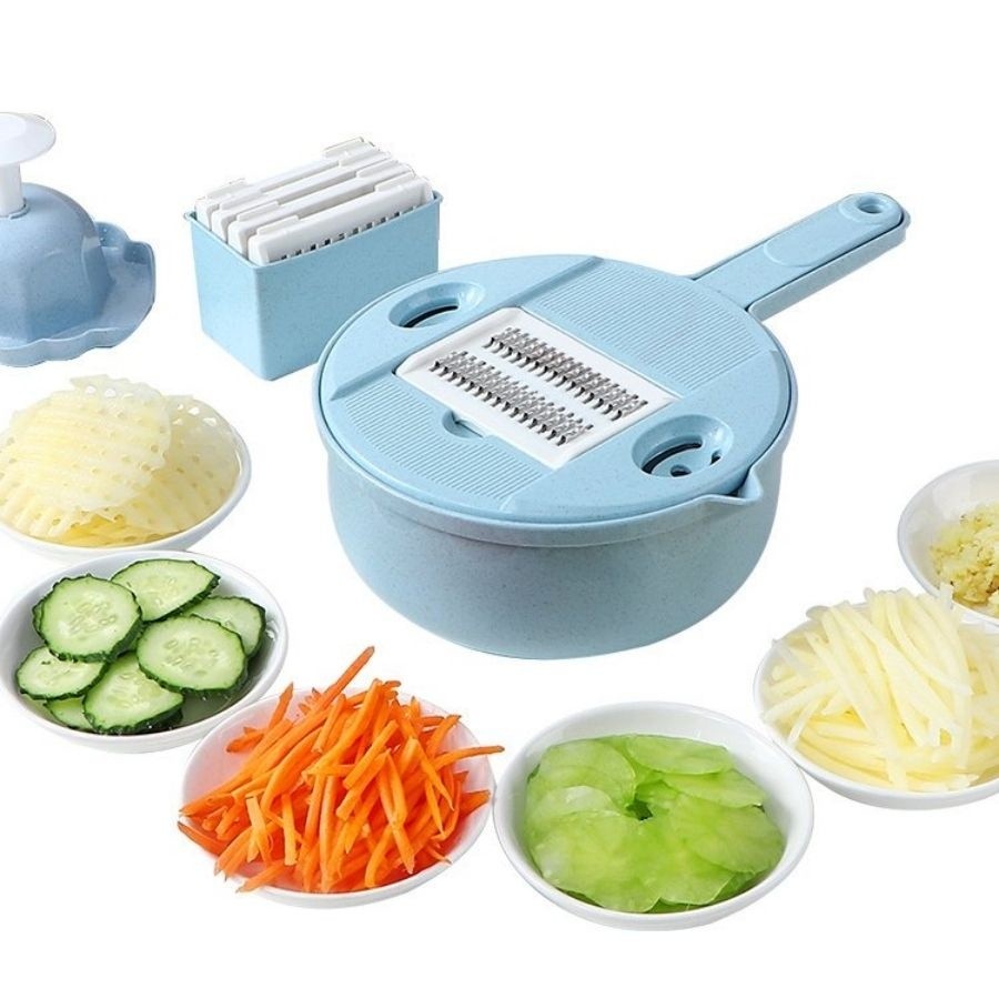 Bộ Dụng Cụ Nạo Bào Rau Củ Quả Đa Năng Siêu Tiện Lợi An Toàn Không Lo Đứt Tay
