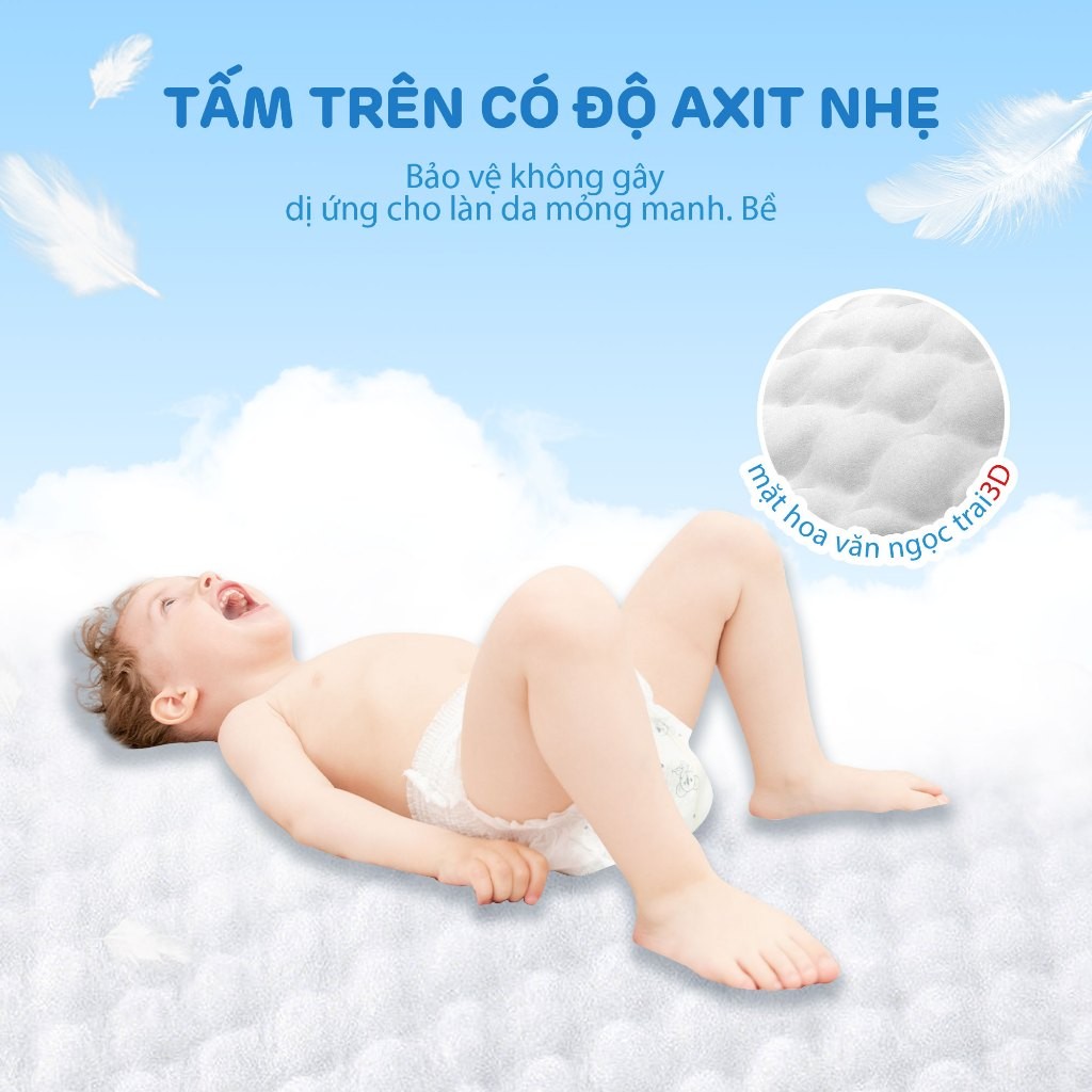 Tã/Bỉm Quần Aiwibi Tiêu Chuẩn Cho Bé Thoáng Khí, Thấm Hút Nhanh - Gói Lớn M/L/XL/XXL
