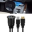 Cáp nối dài gắn xả tương thích BTM USB3 0 và HDTV 1m 2m cho ô tô