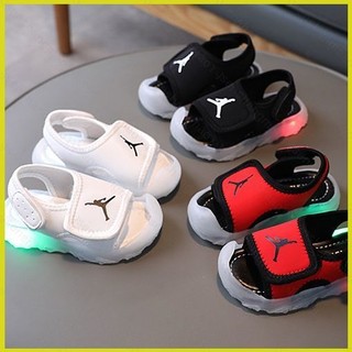 PS1 Xăng đan Bóng Rổ Cho Bé Trai Bé Gái Unisex Thoáng Khí Mùa Hè Giày Đi Biển Phong Cách Hàn Quốc Dép Mềm Thường Ngày SP1