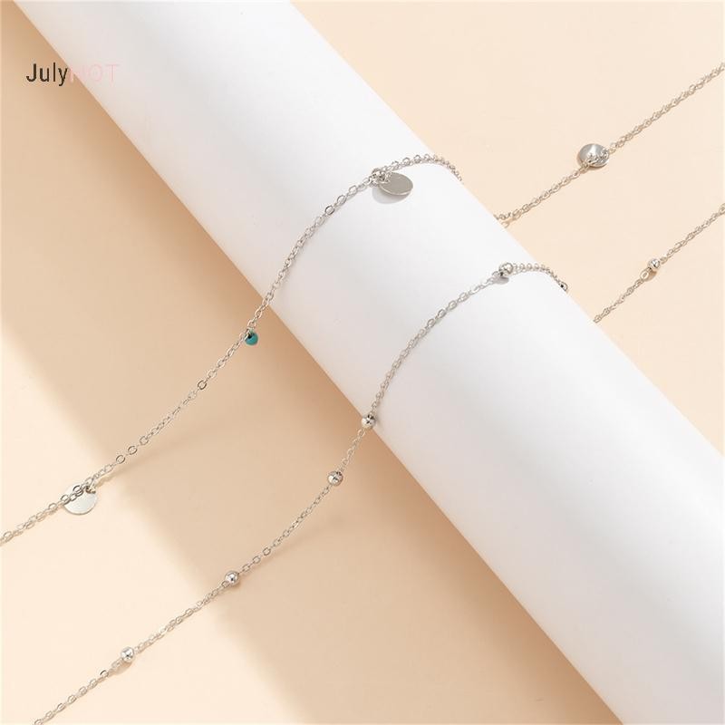 Julyhot Mùa Hè Boho Nhiều Lớp Eo Hạt Nữ Thời Trang Hình Học Kim Sa Lấp Lánh Bụng Dây Xích Cơ Thể Gợi Cảm Trang Sức Massivedeals
