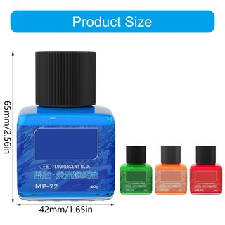 Chất lỏng huỳnh quang phát sáng ban đêm HL 40ML Dễ dàng áp dụng trên nhiều bề mặt Nhà thiết kế Sơn phát sáng để sử dụng sáng tạo