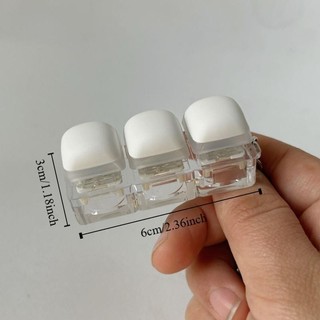 SAVORBOX Móc Khóa Fidget Keycap 3/4/9 Phím, Bàn Phím Mini Ngón Tay, Đồ Chơi Clicker DIY Giảm Căng Thẳng Cho Người Lớn