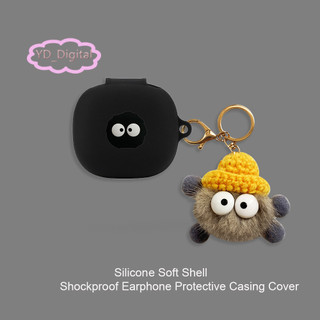 Dành cho Baseus Eli 10i Fit Vỏ tai nghe mở tai Tai nghe silicon Vỏ mềm Tai nghe hoạt hình Pikachu dễ thương Vỏ bảo vệ Vỏ bảo vệ chống nước có mặt dây chuyền