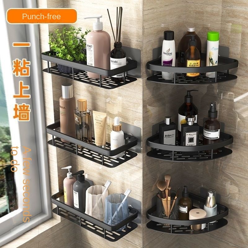 Kệ Vệ Sinh Phòng Tắm Treo Tường Không Đục Lỗ Chống Ẩm Chống Rỉ Sét Khả Năng Chịu Lực Mạnh Bồn Tắm Nhà Vệ Sinh Treo Tường