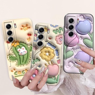 Vỏ Hoạt Hình Thời Trang Mới Cho Tecno Camon 40 Camon40 Pro 4G CM5 CM6 Ốp lưng Camera Bảo Vệ Silicon Mềm Trong Suốt