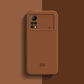 Ốp Mềm Bảo Vệ Camera Toàn Diện Xiaomi Poco X4 Pro 5G X5 Poco M5 M4 F4 GT C40 Vỏ Silicon Lỏng Chính Hãng SoftCase