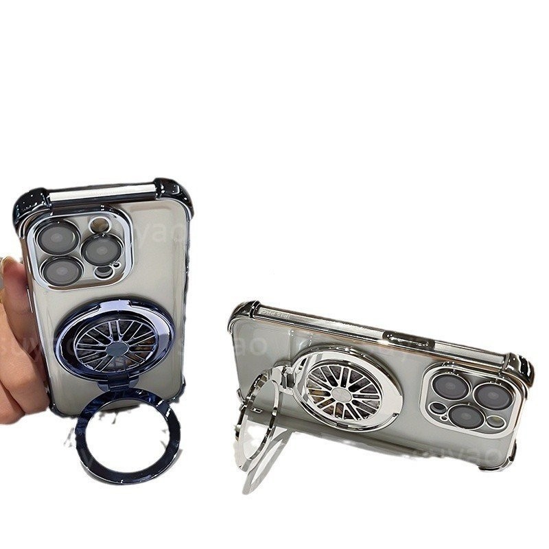 Ốp điện thoại cho Vivo IQOO Z9 Turbo+ Z9X X 5G 2024, giá đỡ nhẫn, TPU trong suốt, vỏ điện mạ, IQOOZ9 IQOOZ9Turbo+, trong suốt, chống rơi, túi khí, chống sốc, bảo vệ, nắp lưng mềm