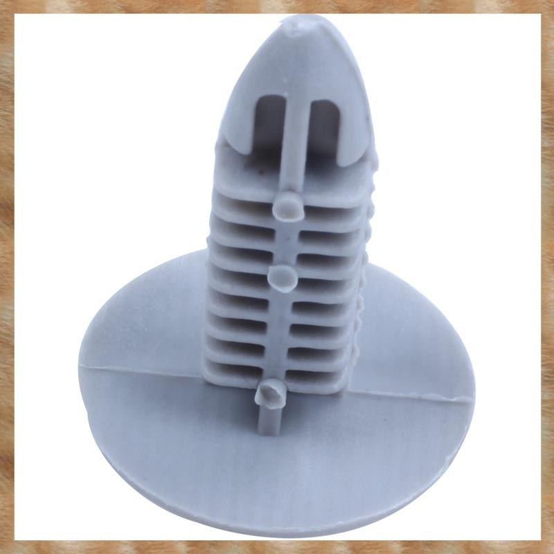 [S Z] 120 Miếng Nhựa Buộc Vít Mặt bích Màu Xám Kẹp Cho Lỗ 6mm x 6,7mm