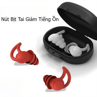 Nút Bịt Tai Silicon 3 Lớp Chống Ồn, Bảo Vệ Tai Khi Ngủ và Bơi Lội, Tiện Dụng, Êm Ái, Độ Bền Cao