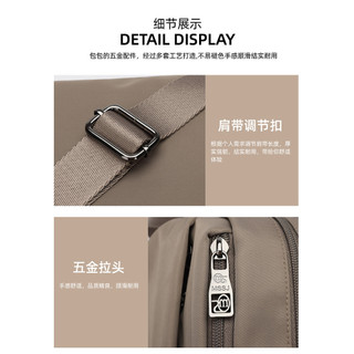 Túi Messenger Nhẹ Nhiều Lớp Túi Nữ Thường Ngày Dung Tích Lớn Túi Đeo Vai Túi Vải Nylon Chống Thấm Nước