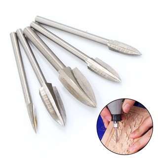[Fuxin] 5 Cái / bộ Khắc Gỗ Và Khắc Mũi Khoan Phay Dụng Cụ Khắc Rễ