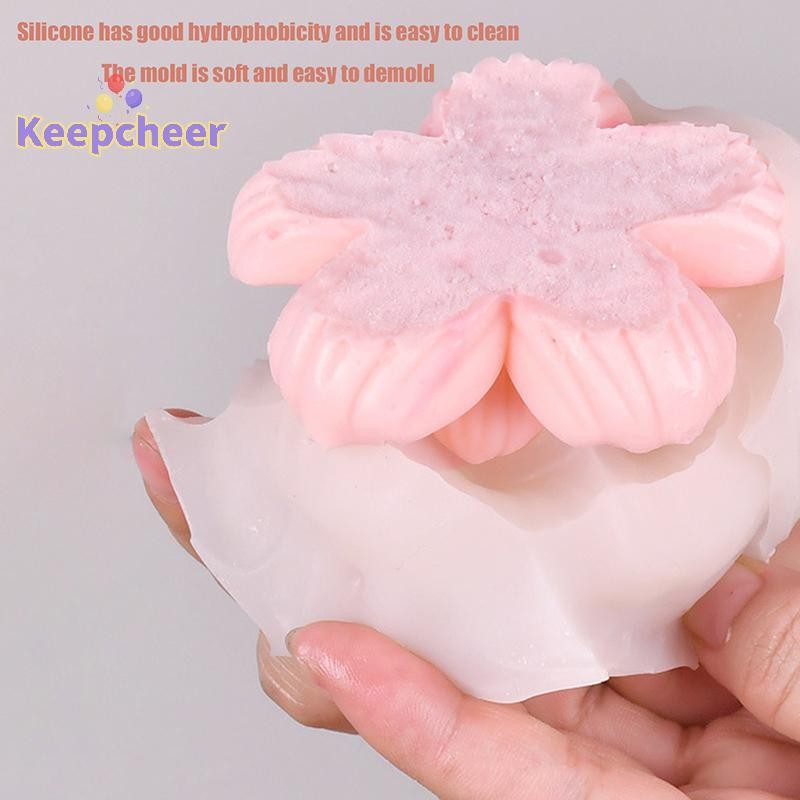 [Keepcheer] Khuôn Silicon Hoa Sen 3D Cho Hoa DIY Fondant Cupcake Chocolate Kẹo Kem Đường Món Tráng Miệng Xà Phòng Thạch Cao Khuôn Nhựa [Mới]