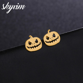 SKYRIM Nam Nữ Bông Tai Đính Bí Ngô Thiết Kế Cho Ngày Halloween Quà Tặng Tiệc Bán Buôn