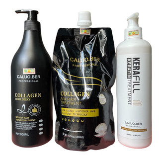 Hấp dầu ủ tóc siêu mượt CALUO.BER SPA HAIR TREATMENT COLLAGEN 500ml [ TN ]