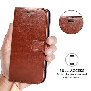 Ốp cho Oppo A92 A52 A54 A55 cph2059 cph2061 cph2069 cph2239 cph2195 cph2325 Ốp da TPU Ốp bảo vệ dạng ví gập gập đơn giản với chân đế đựng thẻ cpzs