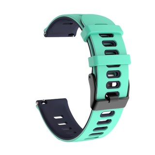 Dây đeo silicon hai màu 22mm cho Amazfit GTR 4 3 2 COROS PACE 3 2 Dây đeo đồng hồ Vòng đeo tay phát hành nhanh cho dây đeo cổ tay Amazfit GTR 47mm Correa