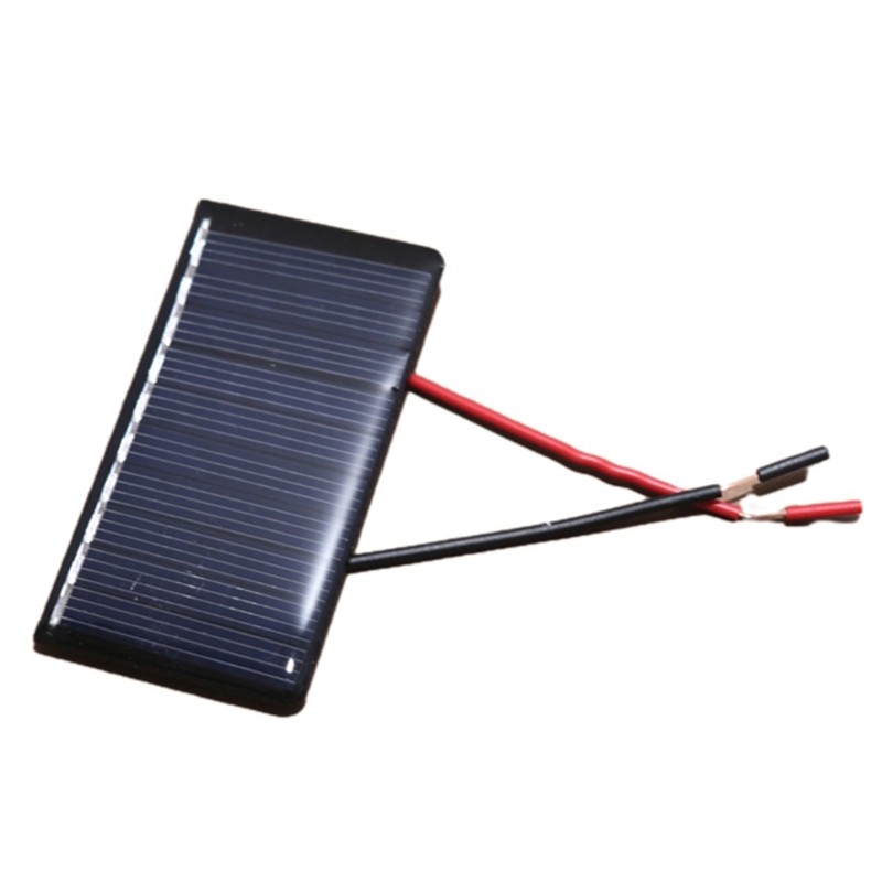 OXXGGKAO 5V 60mA Tấm sạc năng lượng mặt trời Tấm năng lượng mặt trời Mini 68x36mm Dễ dàng mang theo năng lượng mặt trời để đi bộ đường dài, cắm trại, thiết bị di động P