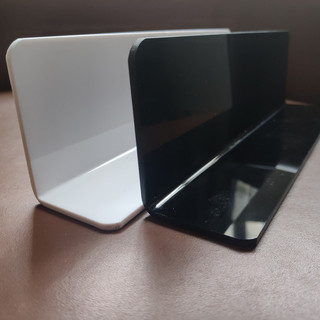 Tấm vách ngăn Acrylic đen trắng, bàn làm việc, giường chống dầu nhà bếp, đáy ban công, tấm vách ngăn khe hở, tấm vách ngăn bằng nhựa