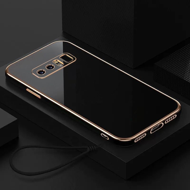 Dành Cho Samsung Galaxy Note8 Ốp điện thoại Mạ Vuông Sang Trọng SM-N950F, SM-N950U Ốp điện thoại Silicon Chống Sốc Fundas