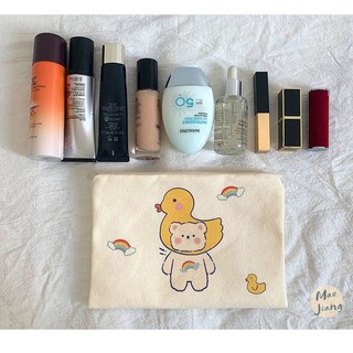 Túi Vải Canvas Đựng Đồ Trang Điểm, Túi Vải Canvas Đựng Đồ Cá Nhân, Túi Vải Canvas Đựng Phụ Kiện