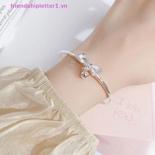 {Fh Fashion} Chuông Nơ Bạc Nữ Vòng Tay Thanh Lịch Trang Sức sel Nơ Chuông Vòng Tay Quyến Rũ Lắc Tay Phụ Kiện Dễ Thương Trang Sức Tiệc Cưới Quà Tặng.