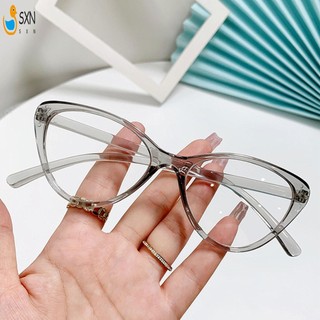 Kính Đọc Sách Tự Động Retro Khung Mắt Mèo Lớn Chống Ánh Sáng Xanh Nhiều Màu Khung Đa Năng Cho Nữ