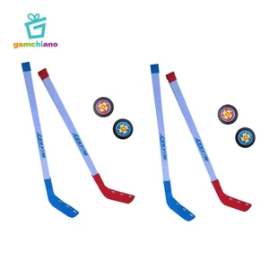 Gamchiano Kids Street Hockey Stick Set Bóng khúc côn cầu ngoài trời cho sân chơi ngoài trời