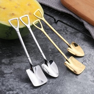 Muỗng Xẻng Inox - Cà Phê Mini Muỗng Cà Phê Trái Cây Kem Món Tráng Miệng Muỗng Muỗng - Bộ Đồ Ăn Nhà Bếp