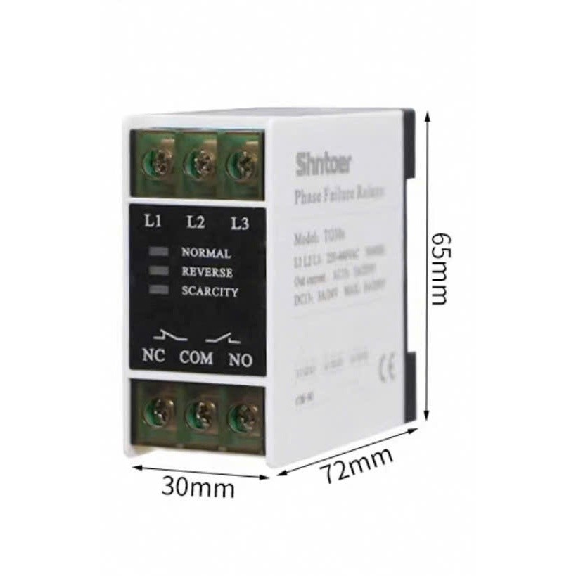Rơ le bảo vệ điện áp TG30,rơ le bảo vệ mất pha TG-30,rơ le tuần tự 3 pha,relay bảo vệ đảo pha,role bảo vệ pha,relay