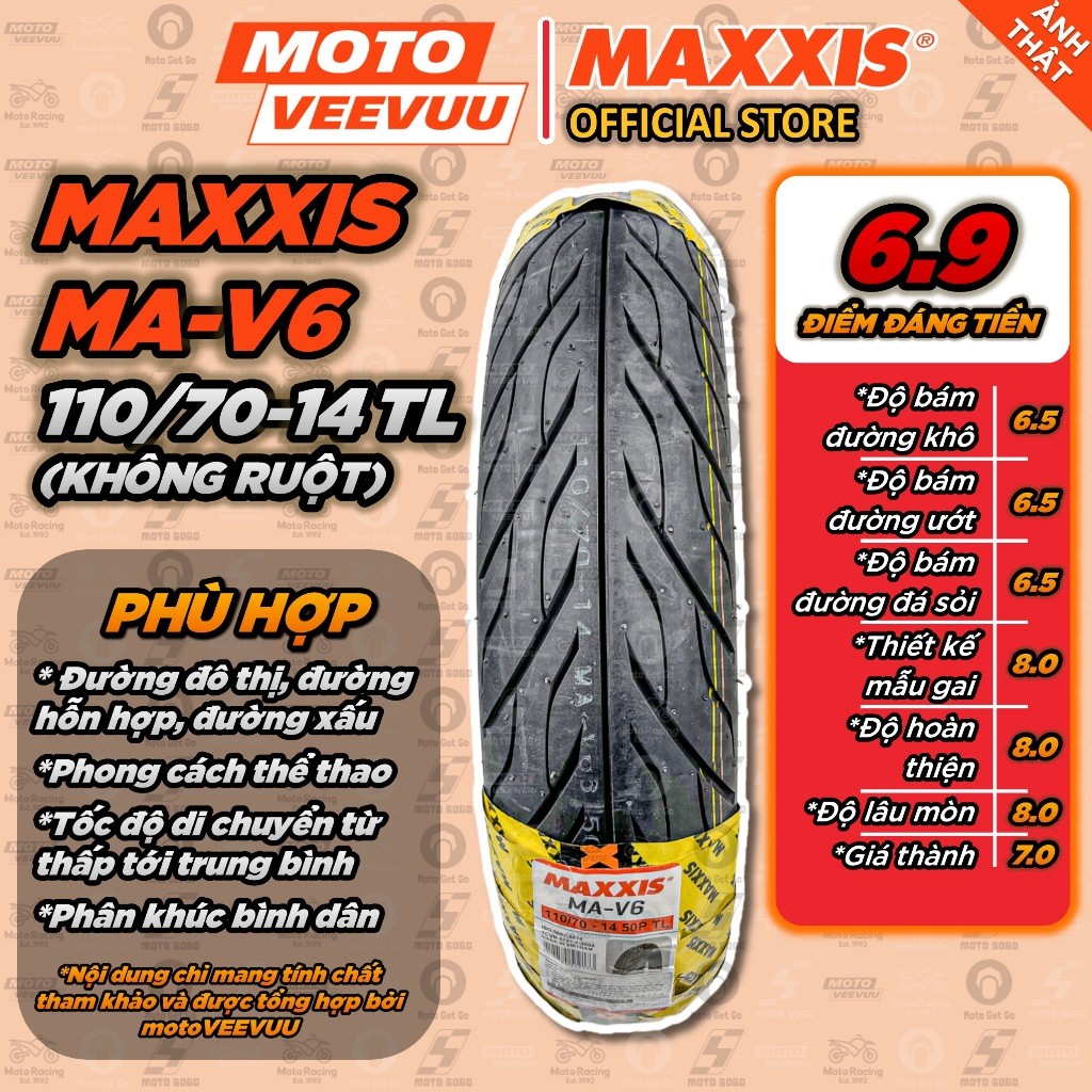 MTVV] Vỏ lốp xe máy xe Honda PCX 160 CÁC HÃNG Size zin Trước 110