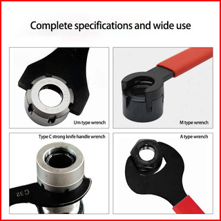 Tay Mở ER20 / ER25 / ER32 Kiểu UM – Cờ Lê ER Chuẩn ISO APU, Dụng Cụ Tháo Collet Máy CNC Chính Xác