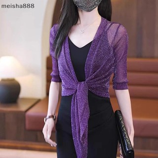 Meisha888 Áo Cưới Bọc Dài Nửa Tay Bolero Shrug Cho Nữ Cardigan Bolero Áo Khoác Mũi Cho Đảng Đầm Top Áo Đẹp