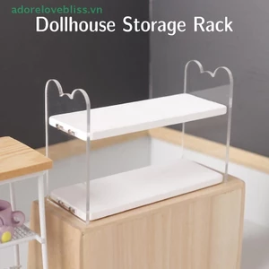 THÊM 1: 12 Nhà Búp Bê Thu Nhỏ Giá Để Đồ Thực Phẩm Kệ Đứng Kệ Sách Giá Hoa Bánh Mì Kệ Bảo Quản Mô Hình BSS