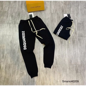 Quần Jogger In Chữ DSQ Dọc KCloset Quần Thể Thao Chất Nỉ Dày Dặn Dáng Rộng Nam Nữ NA502