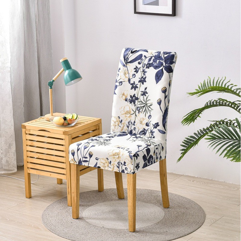 Co Giãn Phòng Ăn Bọc Ghế Họa Tiết Hoa Ghế Slipcover Co Giãn Dày Jacquard Nhà Bếp Vỏ Bọc Trượt Cho Ăn Nhà Bếp Khách Sạn Tiệc Cưới