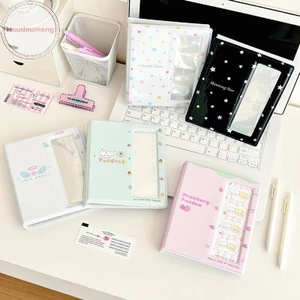 Hodou Phim Hoạt Hình Photo Booth Album Cho 40 Chiếc 2x6 Inch Dải Ảnh Đánh Dấu Trang 20 Chiếc 4x6 4R Giá Đỡ Ảnh Thẻ Nhỏ Lưu Trữ Sách VN
