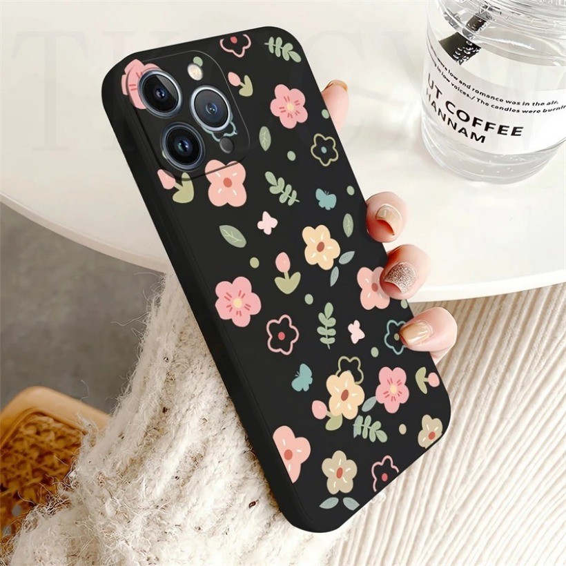Ốp điện thoại silicon mềm chống sốc cho Realme Note 60 60X GT Neo 5 3 2 3T Master Edition Q3 Pro Vỏ hoa oải hương hướng dương sang trọng