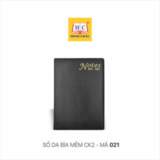 [Combo 3] Sổ Da Minh Châu CK2 Bìa Mềm, Dẻo, 120 trang MC021 Kích thước 8 x 12 cm