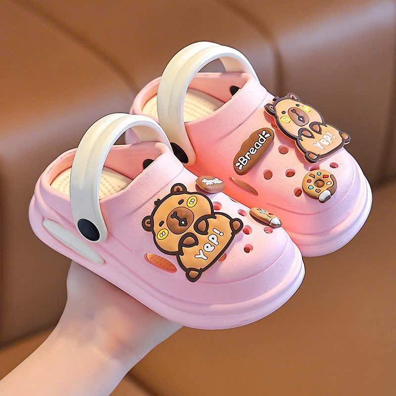 ( hàng sẵn ) sandal bé gái dép sục cho bé trai stick đáng yêu mềm êm chân mãu mới capybara bé từ 6m 25011