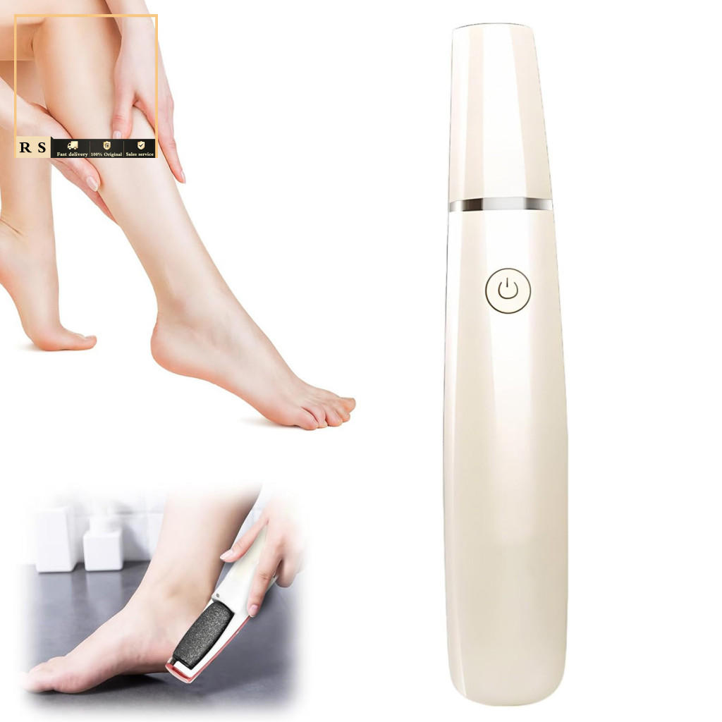 Máy mài chân Máy chà chân Máy tẩy vết chai điện di động cho bàn chân mịn 2 tốc độ với 360° Đầu lăn hoàn hảo cho giày cao gót nứt da chết