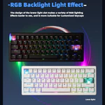Hàng mới về!Bàn phím cơ ba chế độ CIDOO QK61 V2 VIA / QMK Đèn nền Bluetooth RGB 2.4g, có thể gập lại nóng — ảnh 3