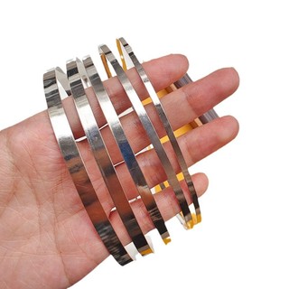 Băng đô phụ kiện tóc phụ kiện tóc Phụ kiện tóc Phụ kiện tóc mũ chất liệu 3/5/7mm màu thép không gỉ băng đô sắt