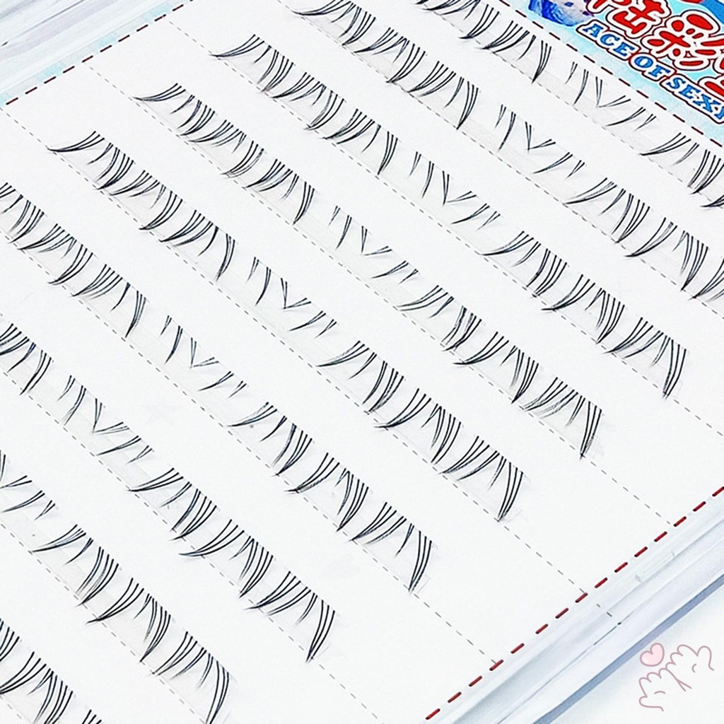 IOIIK Phần mở rộng lông mi DIY phía dưới dành cho phụ nữ Wispy dưới lông mi giả