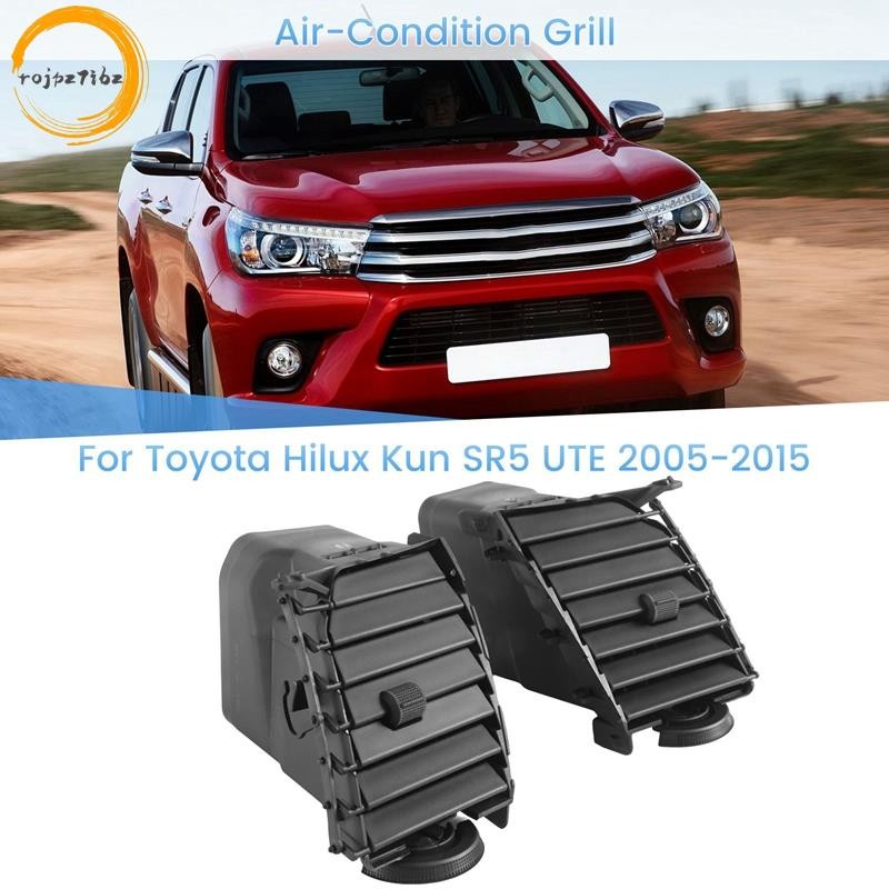2x Lưới tản nhiệt điều hòa nội thất A / C cho Toyota Hilux Kun SR5 UTE 2005-2015 Fortuner Phần